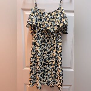 SHEIN lemon sundress with adjustable straps